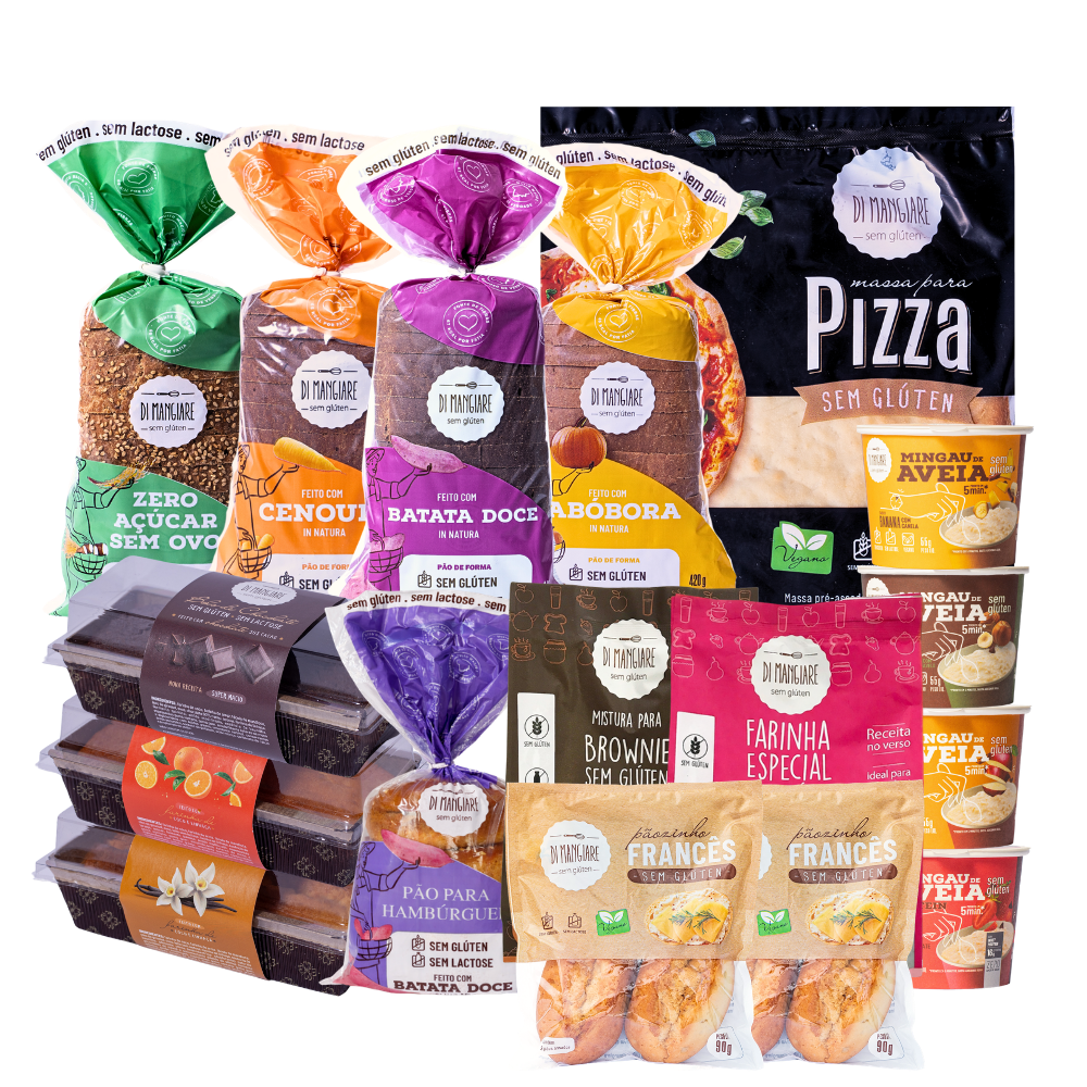 Box 17 Produtos sem glúten e sem lactose Loja Di Mangiare